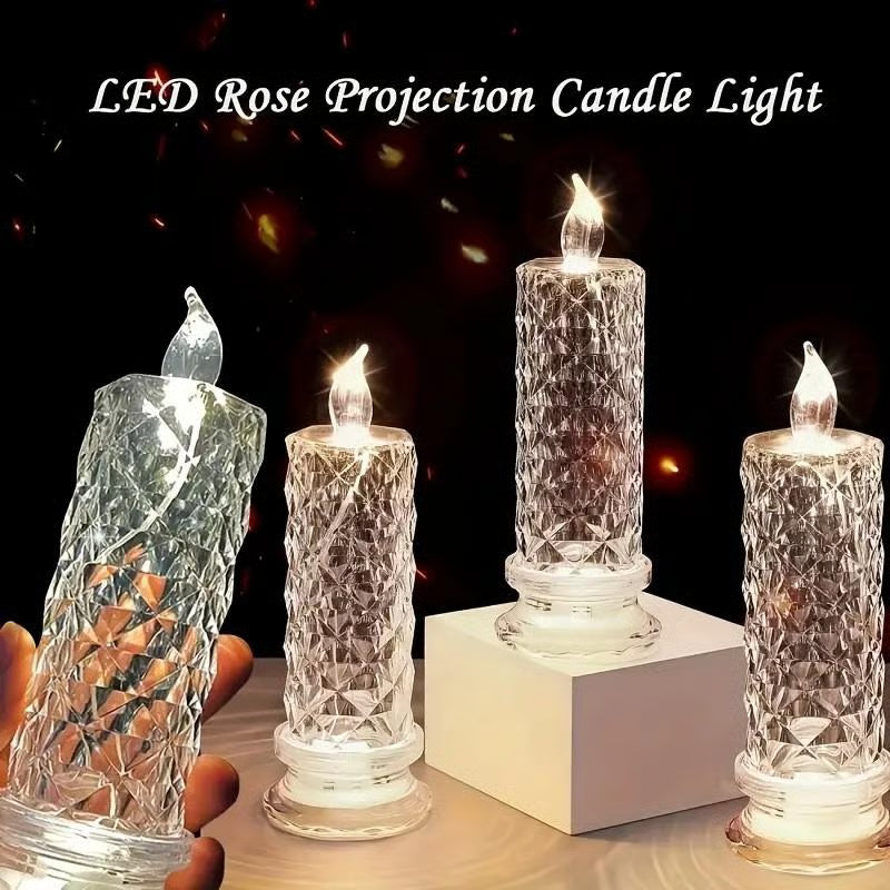🔥Last Day 49% OFF🎁Set of 4 LED Crystal Candle Lights