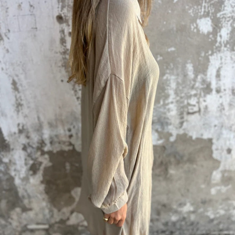 ✨Sehr bequem✨ Lässiges Langarmshirt und Shorts, zweiteiliges Set für Damen