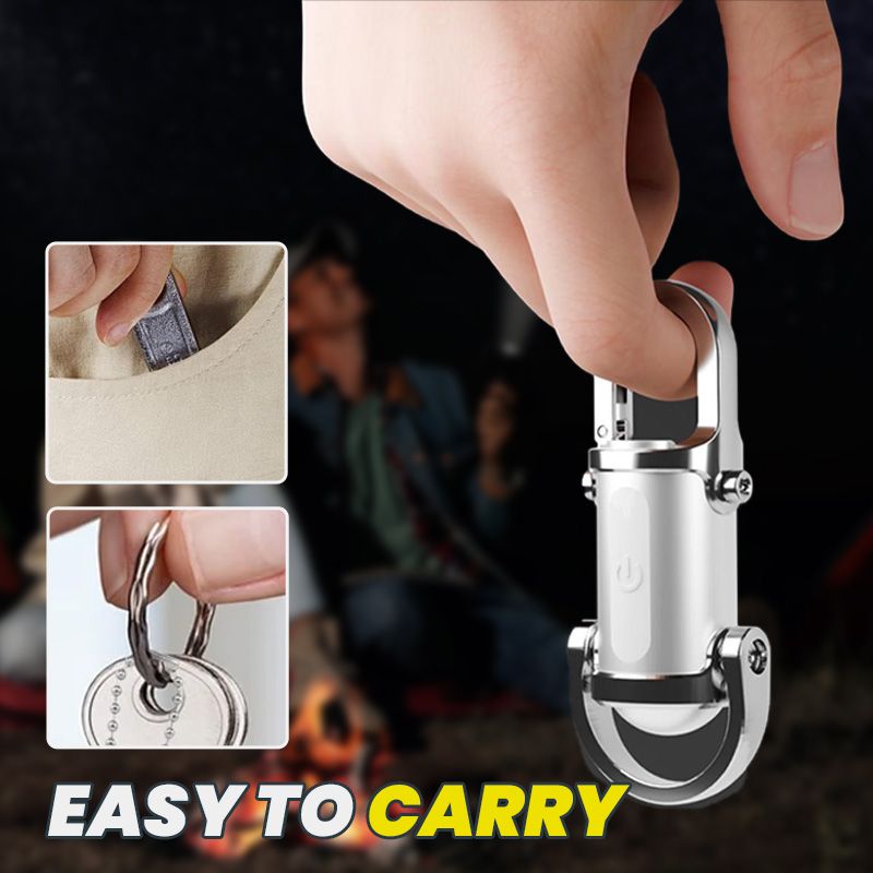 🔥Heißer Verkauf🔥1200LM Superhelle Mini-Schlüsselanhänger-Taschenlampe Wasserdicht