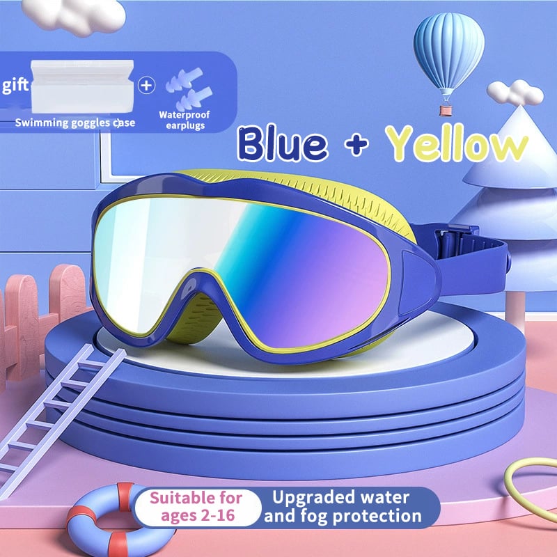 🏊♀️Letzter-Tag-Aktion: 50% Rabatt auf wasserdichte und beschlagfreie HD-Schwimmbrillen für Kinder mit großem Rahmen