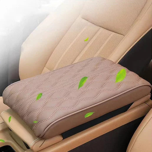 🌸Herbstschlussverkauf🌸Auto Armlehnenbox Polster aus Leder(Universal-Stil)