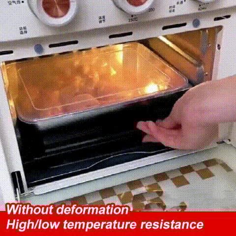 🔥Kaufe 3 und erhalte 2 gratis🔥- Quadratische Platte aus Edelstahl🥗