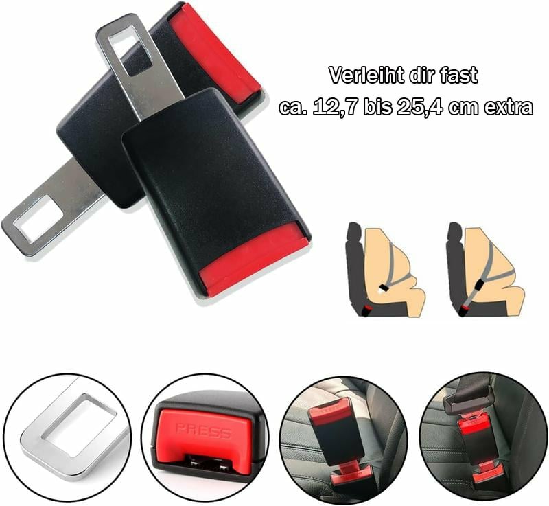 đ„Auto-Gurtschloss-VerlĂ€ngerung, Sicherheitsgurt-Clips