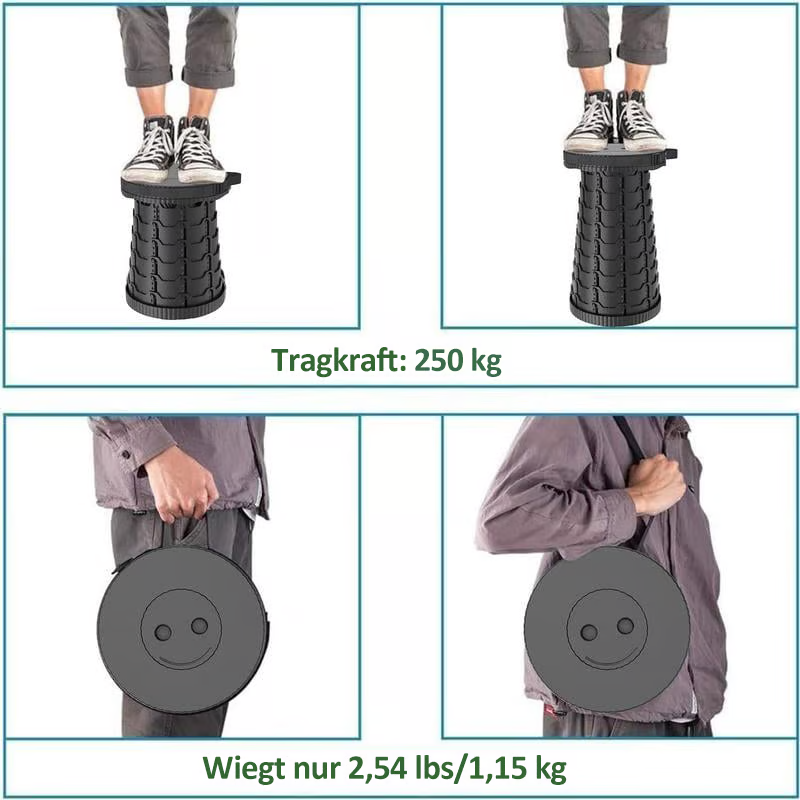 Einklappbarer Klapphocker