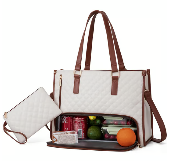 🔥3 in 1 Lunch Tote Bag für Frauen🎁Gratis passende Geldbörse⏰Lösen Sie Ihr Taschenproblem