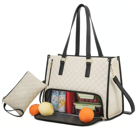 🔥3 in 1 Lunch Tote Bag für Frauen🎁Gratis passende Geldbörse⏰Lösen Sie Ihr Taschenproblem