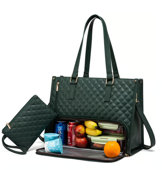 🔥3 in 1 Lunch Tote Bag für Frauen🎁Gratis passende Geldbörse⏰Lösen Sie Ihr Taschenproblem