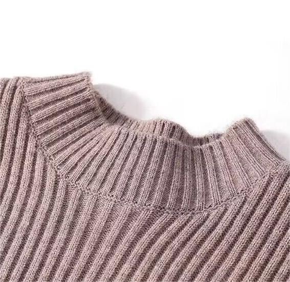 ✨Halblanger Damen-Pullover mit halbhohem Halsausschnitt