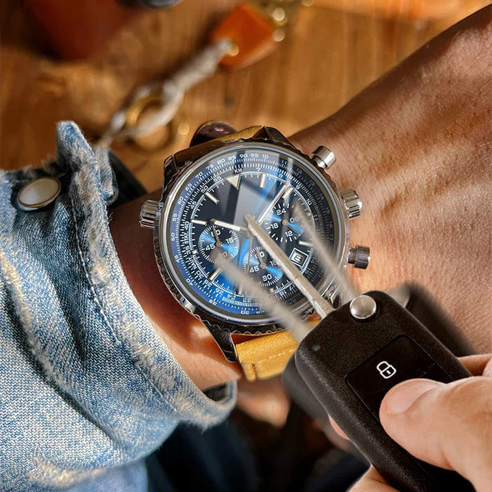 Multifunktions-Chronograph Wasserdichte Analog-Quarz-Uhr mit Datumsanzeige