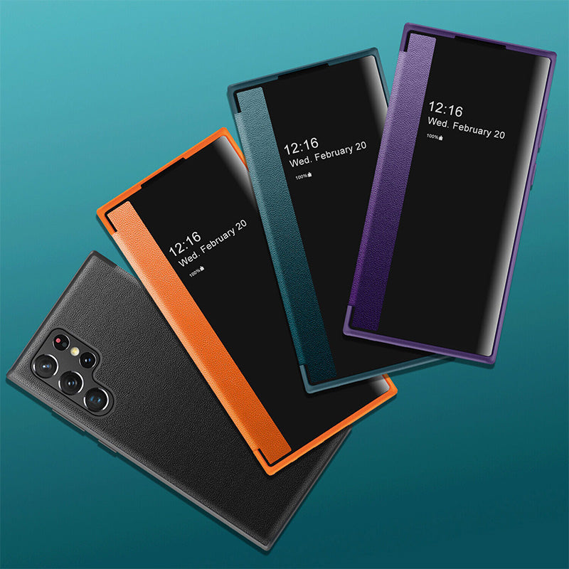 Leather Premium Phone Protective Case For SAMSUNG