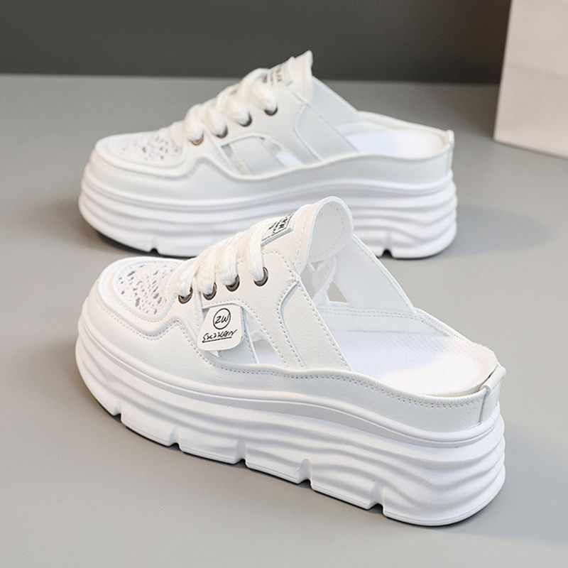 🔥Neujahrsverkauf Leichte, atmungsaktive Schuhe mit dicker Sohle und Hohlraum für Frauen