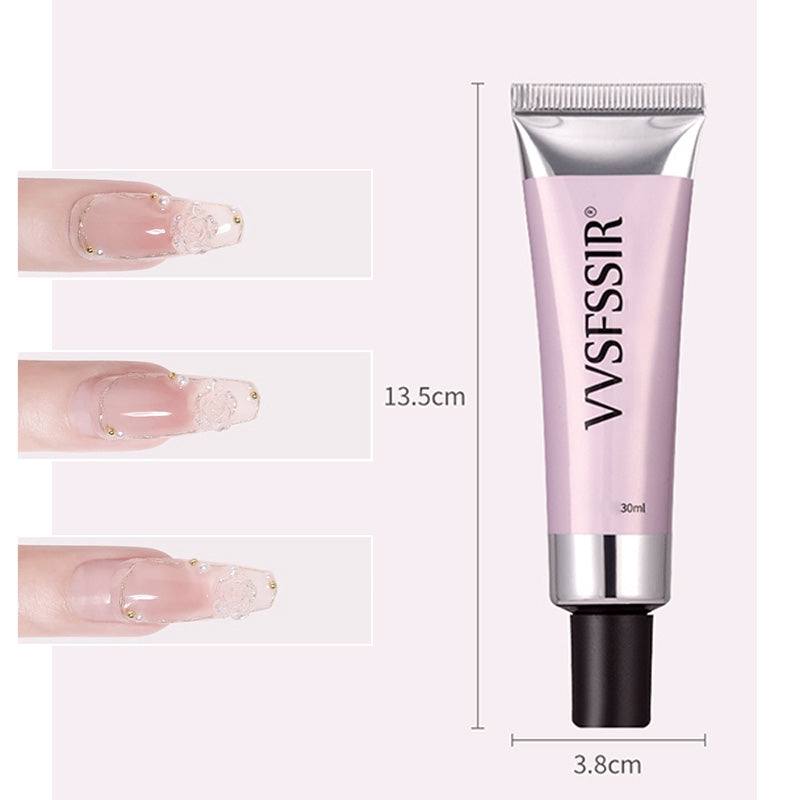 Magisches festes Nagelkleber-Gel 3 in 1 Set für Nageltips