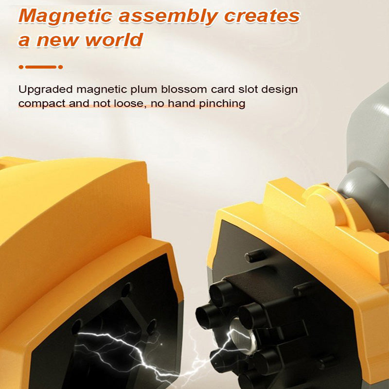 🎁Magnetisches Transformation Technik Auto Zusammengebautes Spielzeug🔥