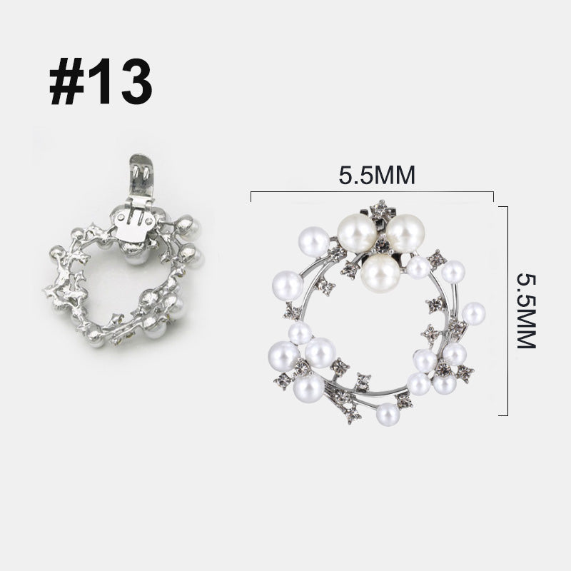 Luxury Rhinestone Removable Shoe Clip Accessory