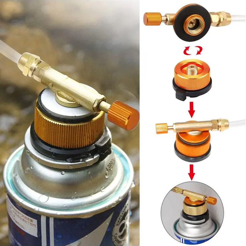 Adapter zum Nachfüllen von Propangasflaschen für Camping im Freien