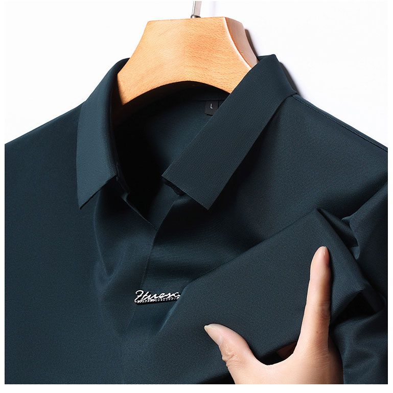 đHot Sale 55% OFFâłMen's Casual Revers Atmungsaktiv Knitterfrei T-shirt