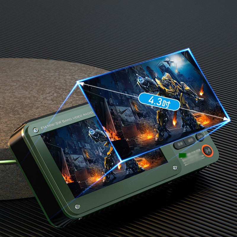 Hochwertiger Bluetooth-Video-Taschenfernseher mit Steckverbindung
