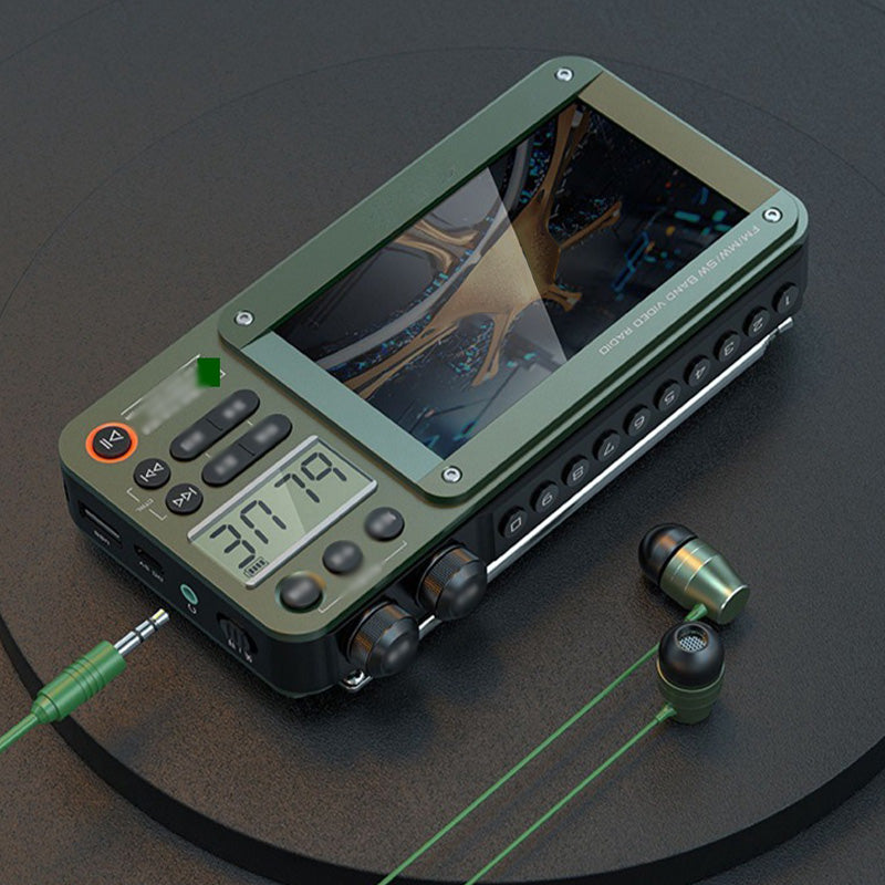 Hochwertiger Bluetooth-Video-Taschenfernseher mit Steckverbindung