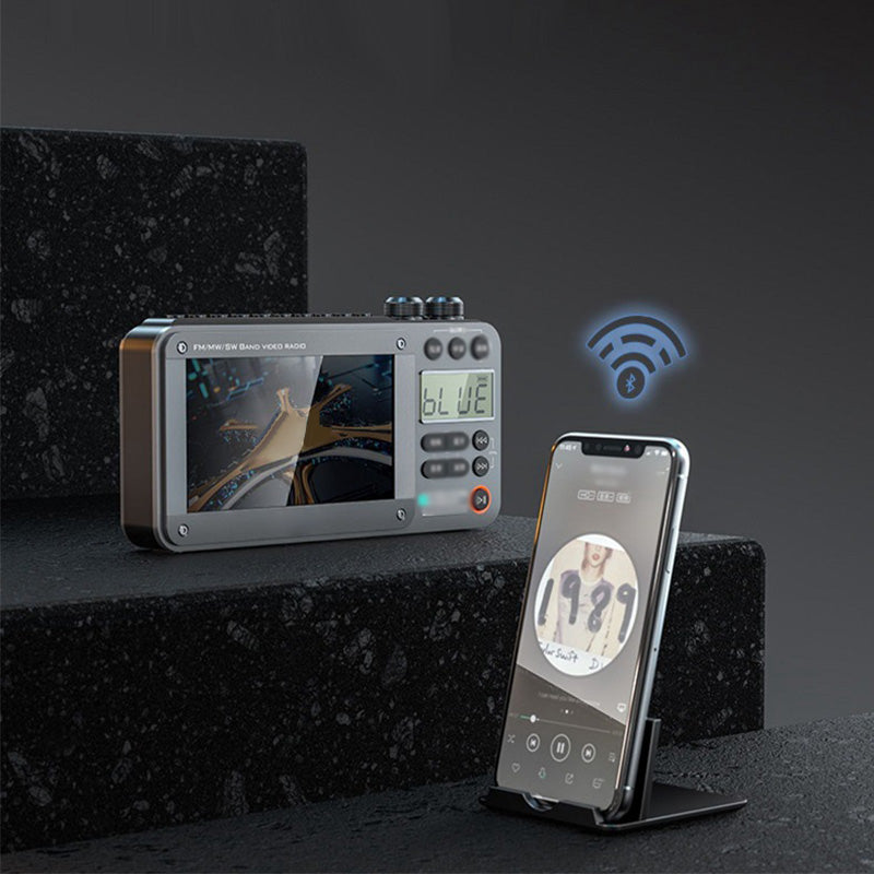 Hochwertiger Bluetooth-Video-Taschenfernseher mit Steckverbindung