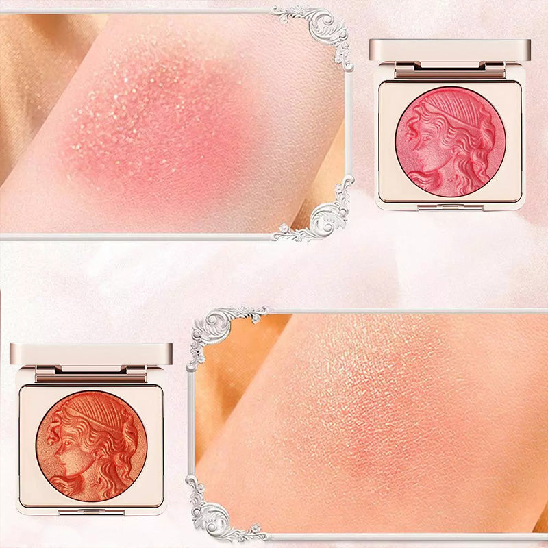 Geprägte, glatte Puder-Rouge-Palette für die Wangen