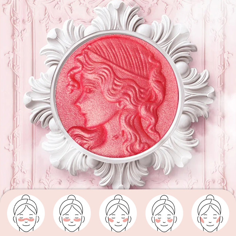 Geprägte, glatte Puder-Rouge-Palette für die Wangen