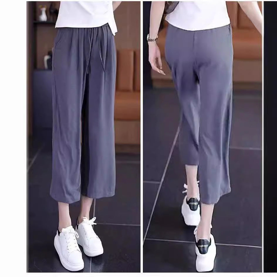 Sommerliche, weite Hose aus Eisseide für Damen