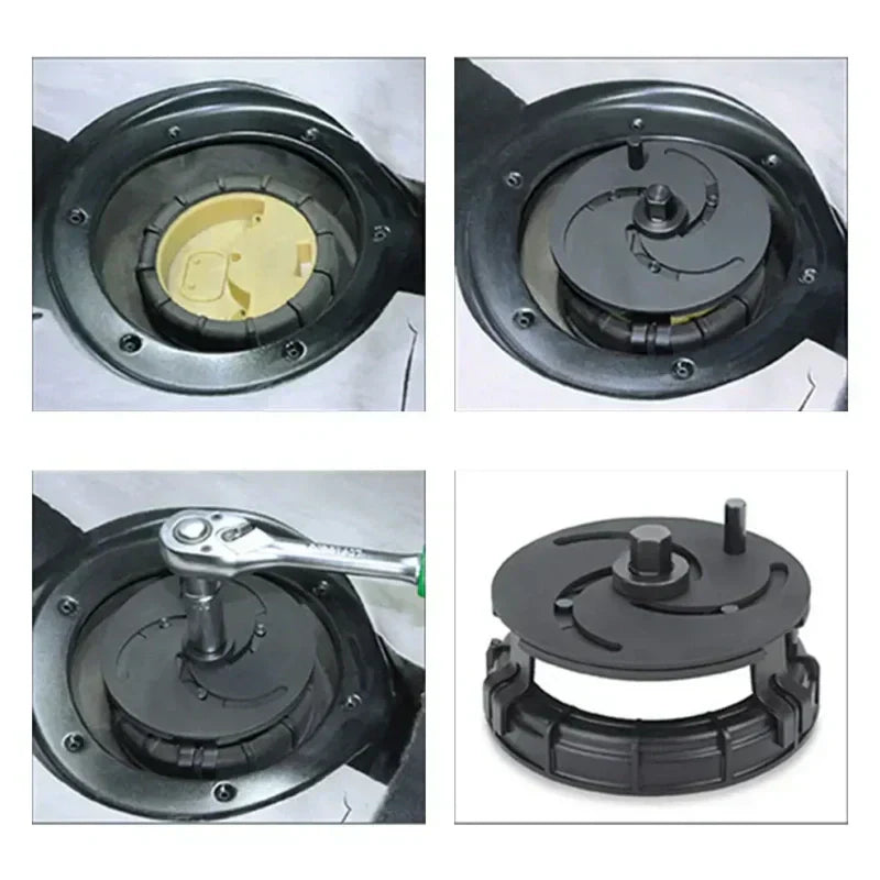Verstellbarer 3-Backen Auto-Kraftstofftankverschluss-Schlüssel