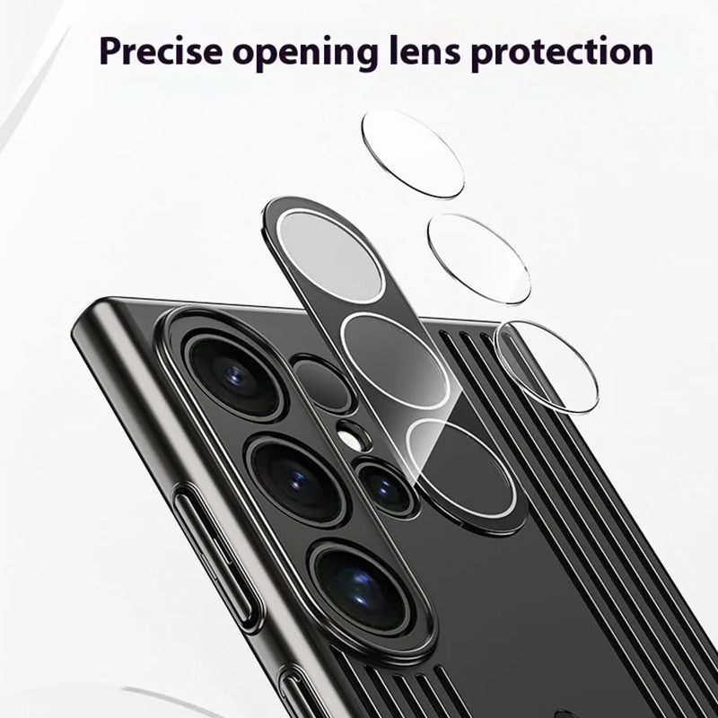Kühlende Handyhülle für Samsung mit hohlen Streifen
