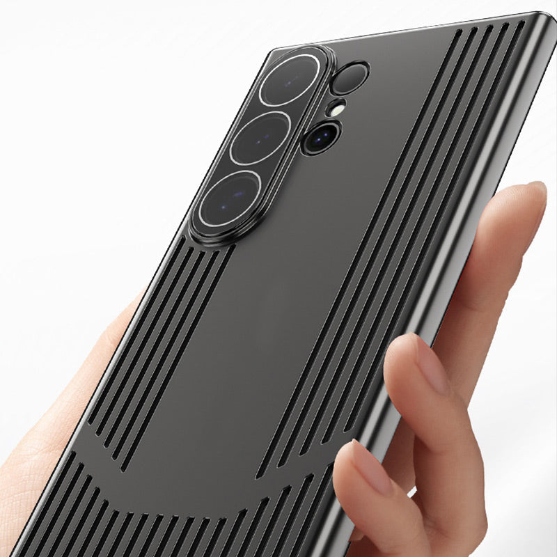Kühlende Handyhülle für Samsung mit hohlen Streifen
