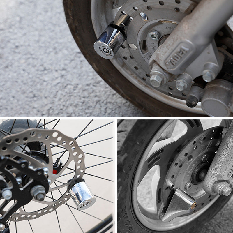Diebstahlsicheres Motorrad-Scheibenschloss