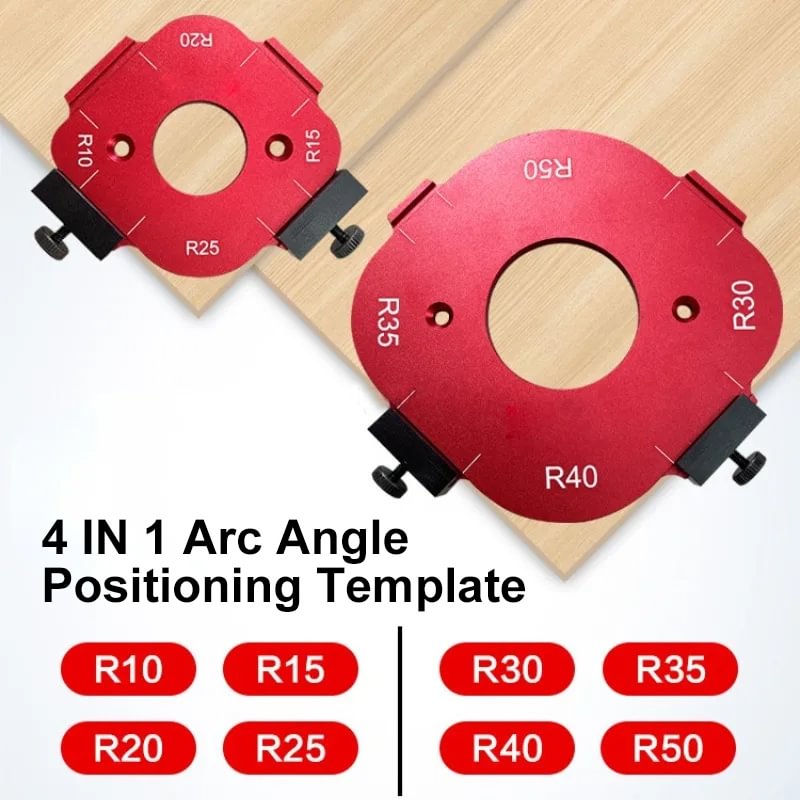 4 in 1 Bogenwinkel-Positionierungsschablone