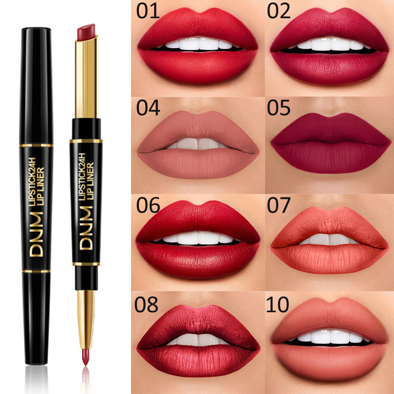 Lipliner und Lippenstiftstift 2 in 1