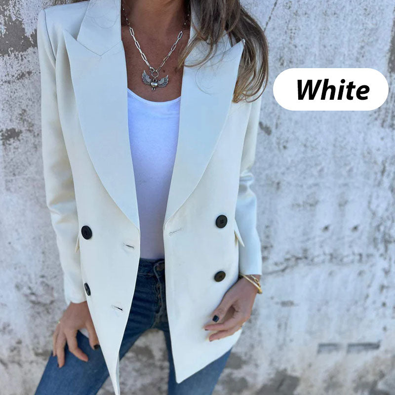 💕Modischer einfarbiger Langarm-Blazer