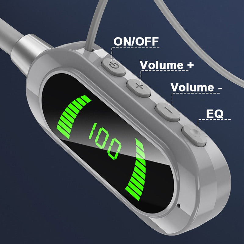Kabellose Bluetooth-Kopfhörer mit Nackenbügel