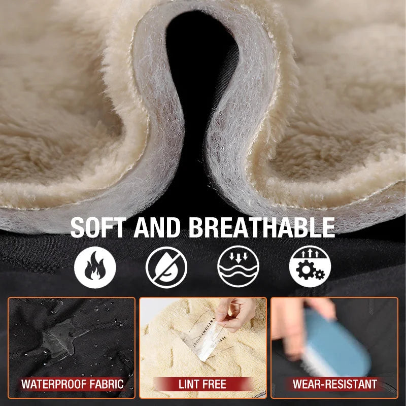 🔥Weiche, mit Fleece gefütterte Jogginghose