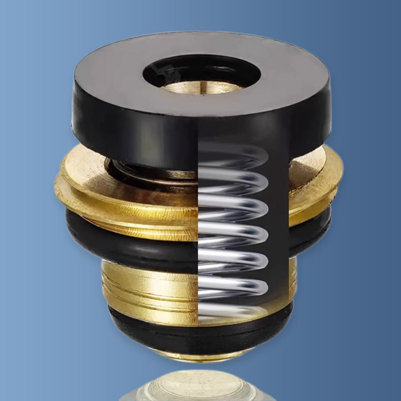 Universal-Messing-Absperrventil mit Dichtung