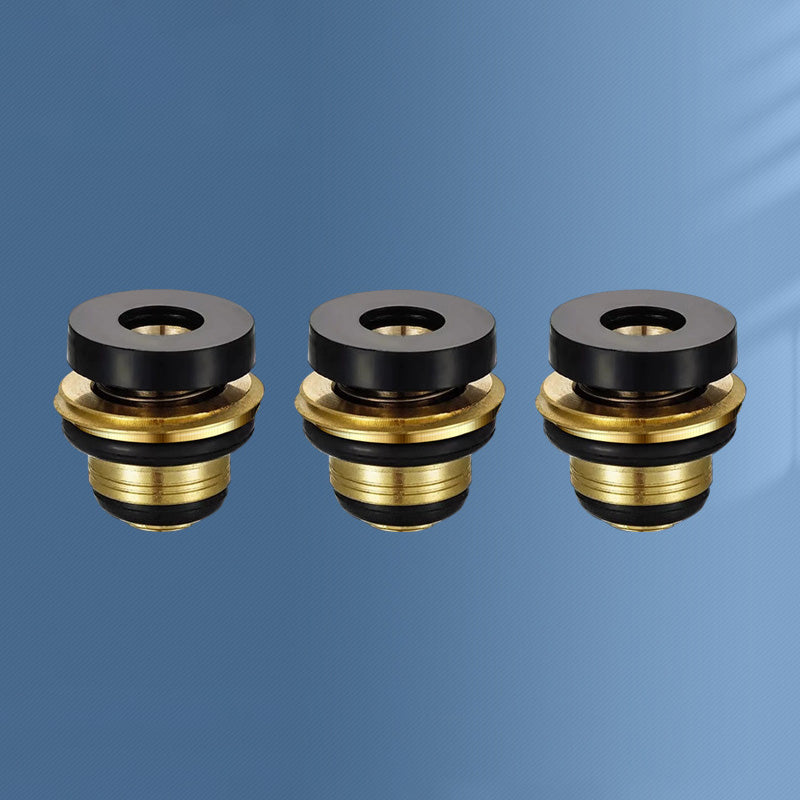 Universal-Messing-Absperrventil mit Dichtung