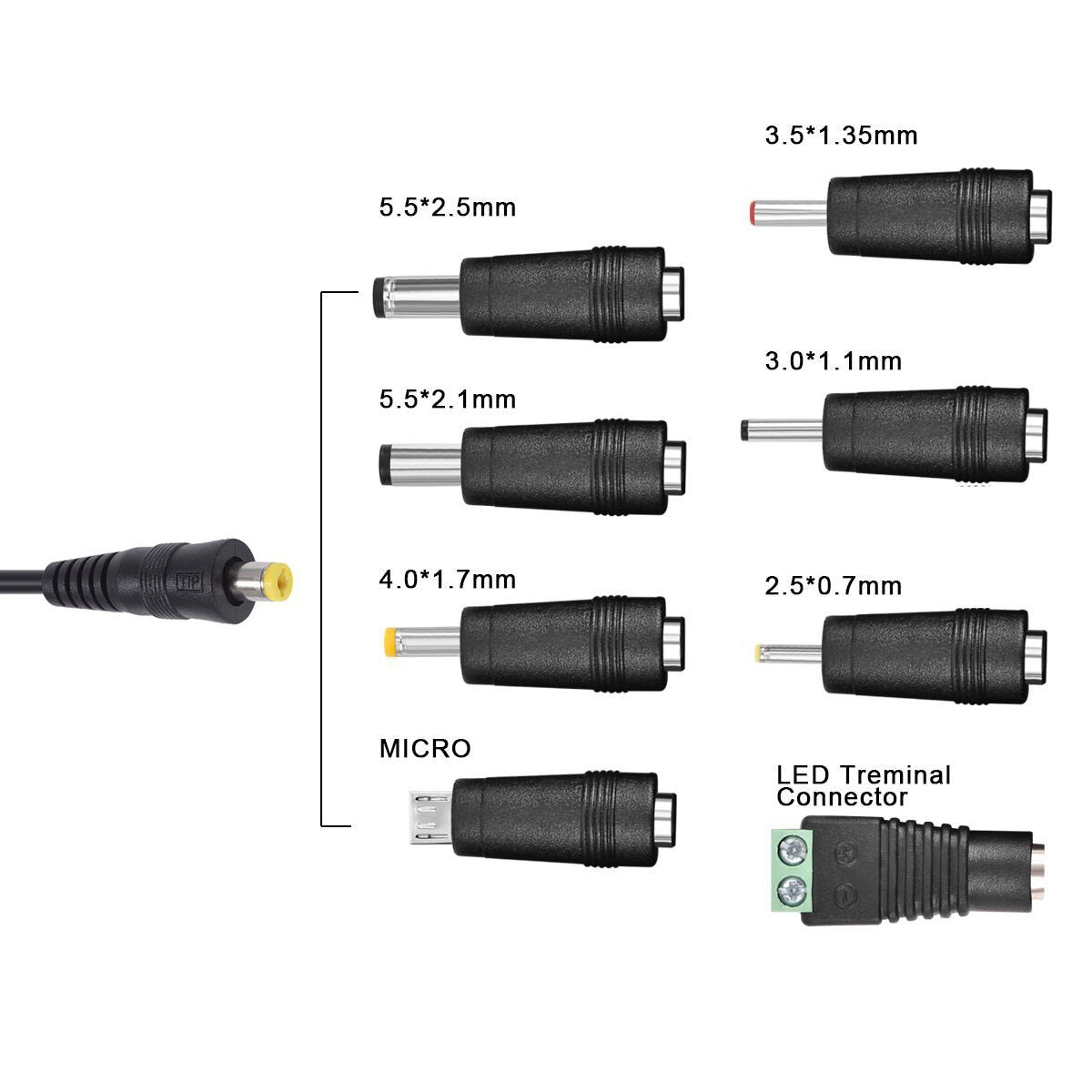 🌸Herbstschlussverkauf🌸30W Universal-Netzteil, achtteiliges Set