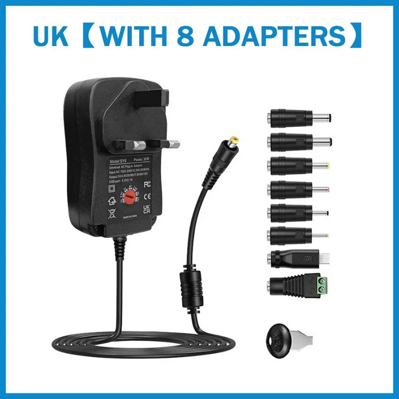 🌸Herbstschlussverkauf🌸30W Universal-Netzteil, achtteiliges Set