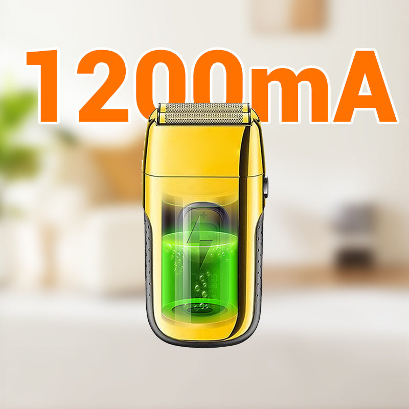 Leistungsstarkes wiederaufladbares Rasierer-Set mit LED-Anzeige