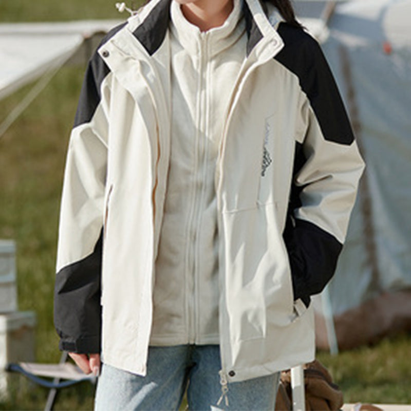 Regenjacke mit Kapuze für Herren – wasserdicht und winddicht