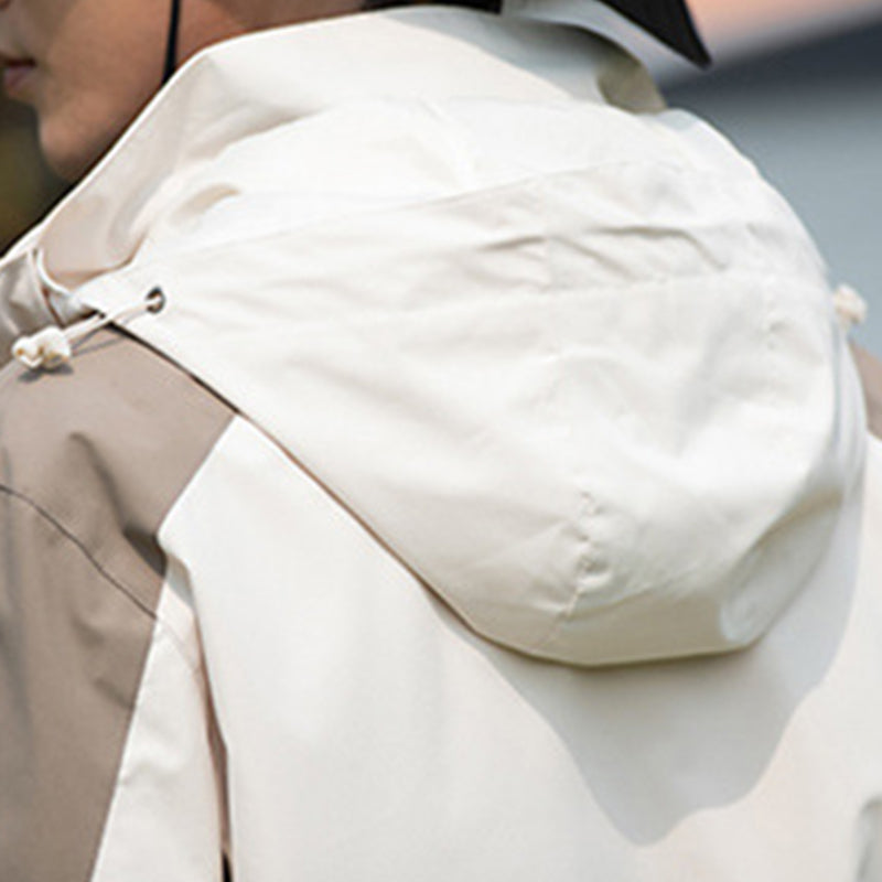 Regenjacke mit Kapuze für Herren – wasserdicht und winddicht