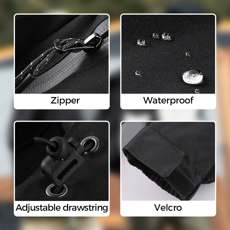 Regenjacke mit Kapuze für Herren – wasserdicht und winddicht