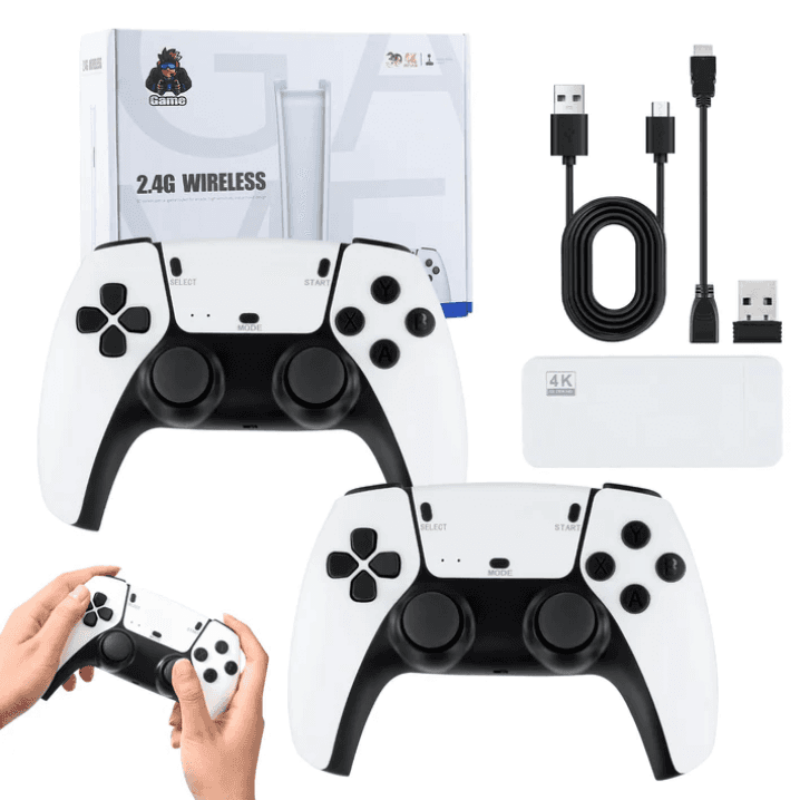 🎮Klassische Retro-Konsole mit zwei Spielern - erlebe die Arcade-Ära neu!