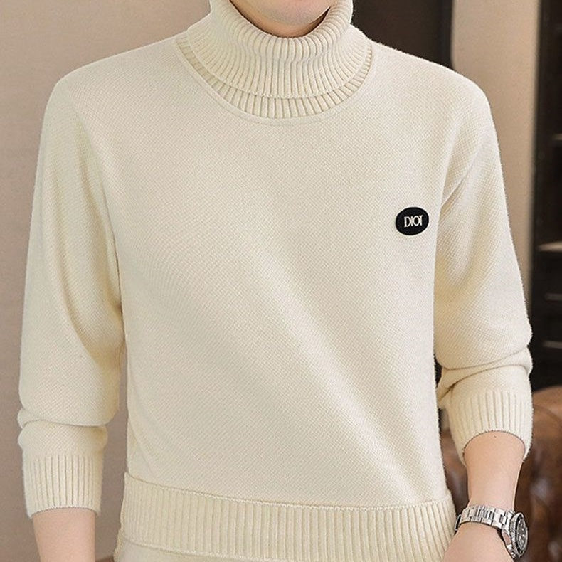 Warmer Rollkragenpullover für Herren