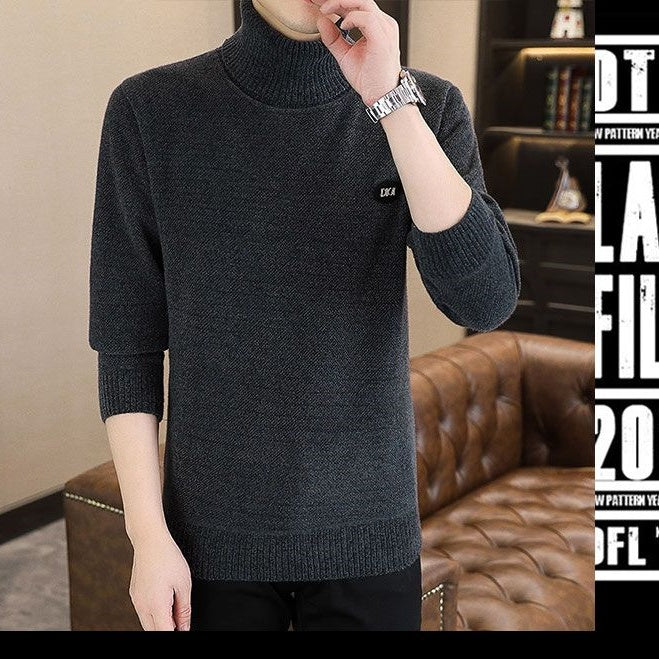 Warmer Rollkragenpullover für Herren