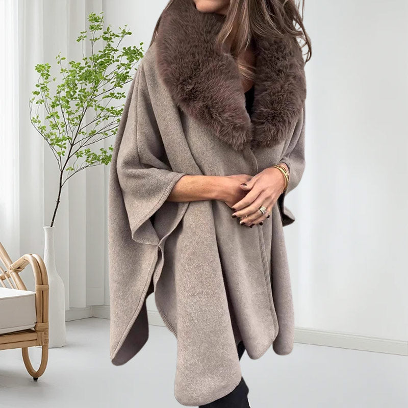 🔥Weihnachts-Specials 50% Rabatt!🌟Puffermantel mit Kunstpelzkragen für Damen