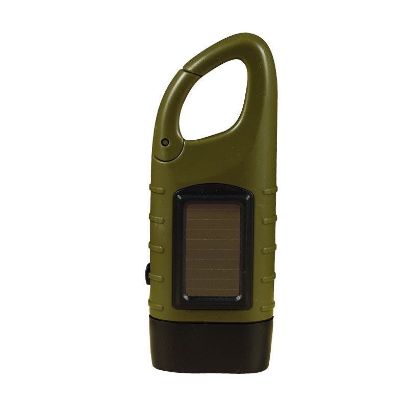 Tragbare solarbetriebene Taschenlampe mit hoher Helligkeit für den Außenbereich