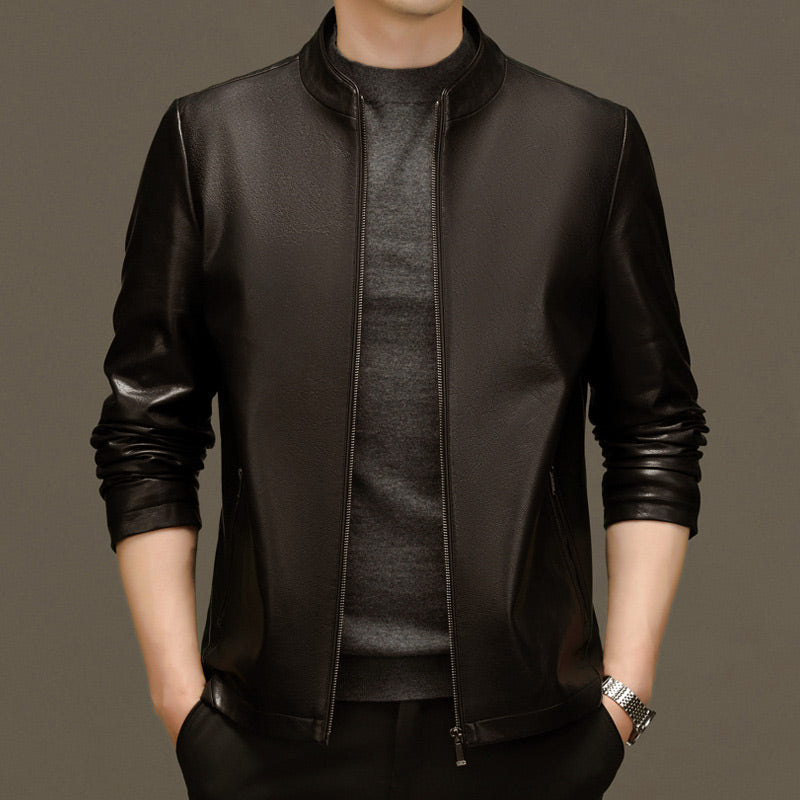 Klassische Lederjacke für Männer