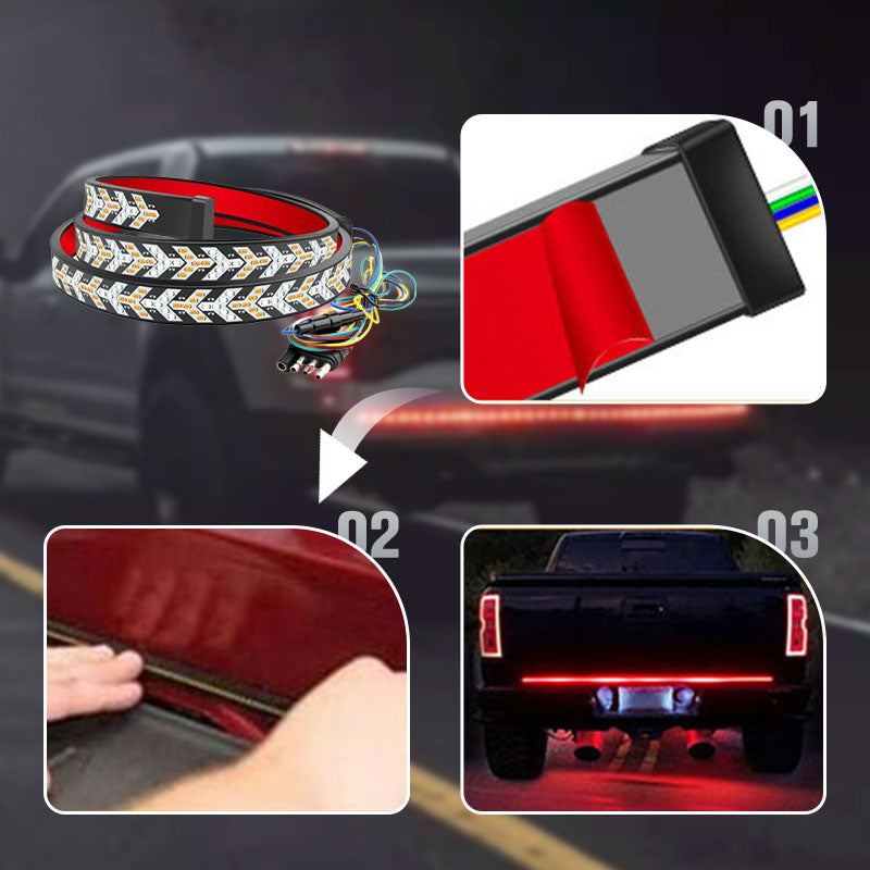🎉LAST DAY 50% OFF🔥Fall Warning Signal Driving Light Strip, 48-Inch Car LED Light Strip, LED Lights for Car, Decorative Lights for Car🚗